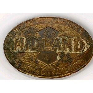 Midland Motor Car Truck Co Medallion Plaque Badge Auto History Circa Early 1900s
